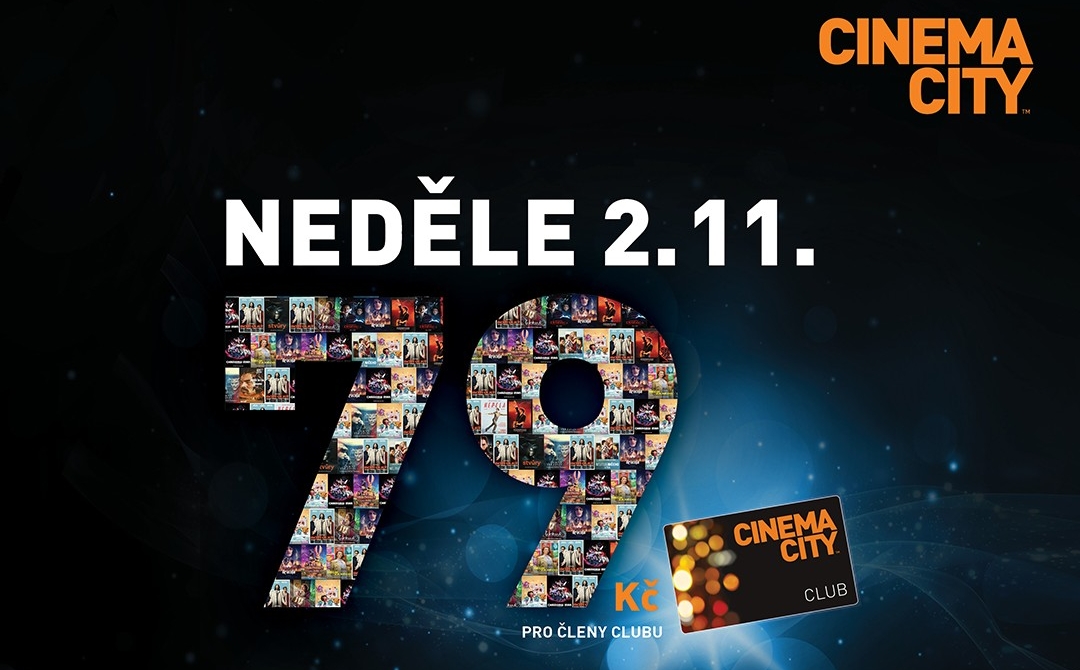 Cinema City: Filmová smršť za pár kaček aneb Levná neděle je zpět