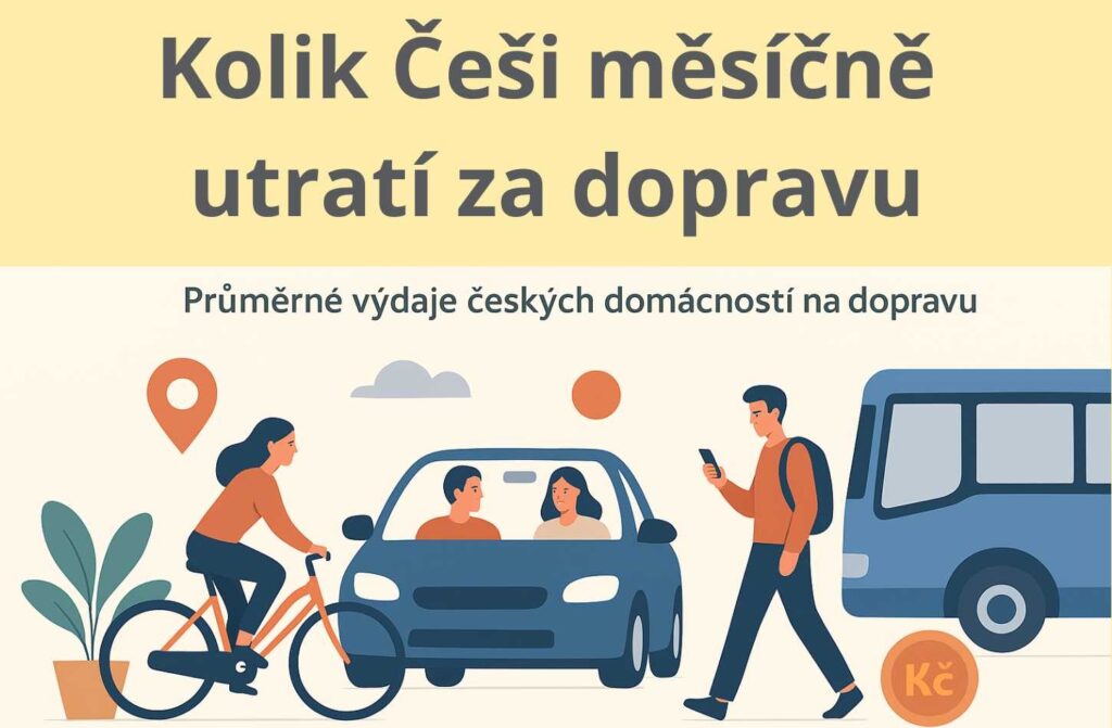 Kolik Češi utratí za dopravu? Překvapivá čísla roku 2025