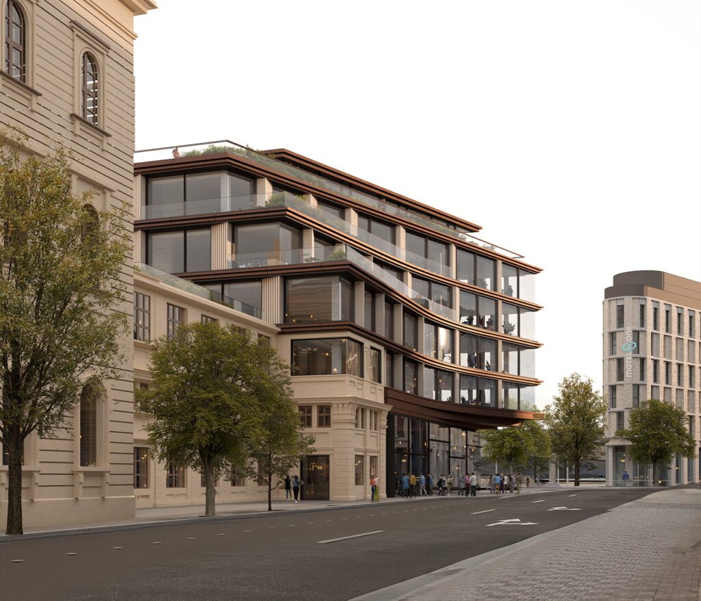 Projekt Hybe získal stavební povolení a zahajuje přestavbu historické budovy v Hybernské ulici