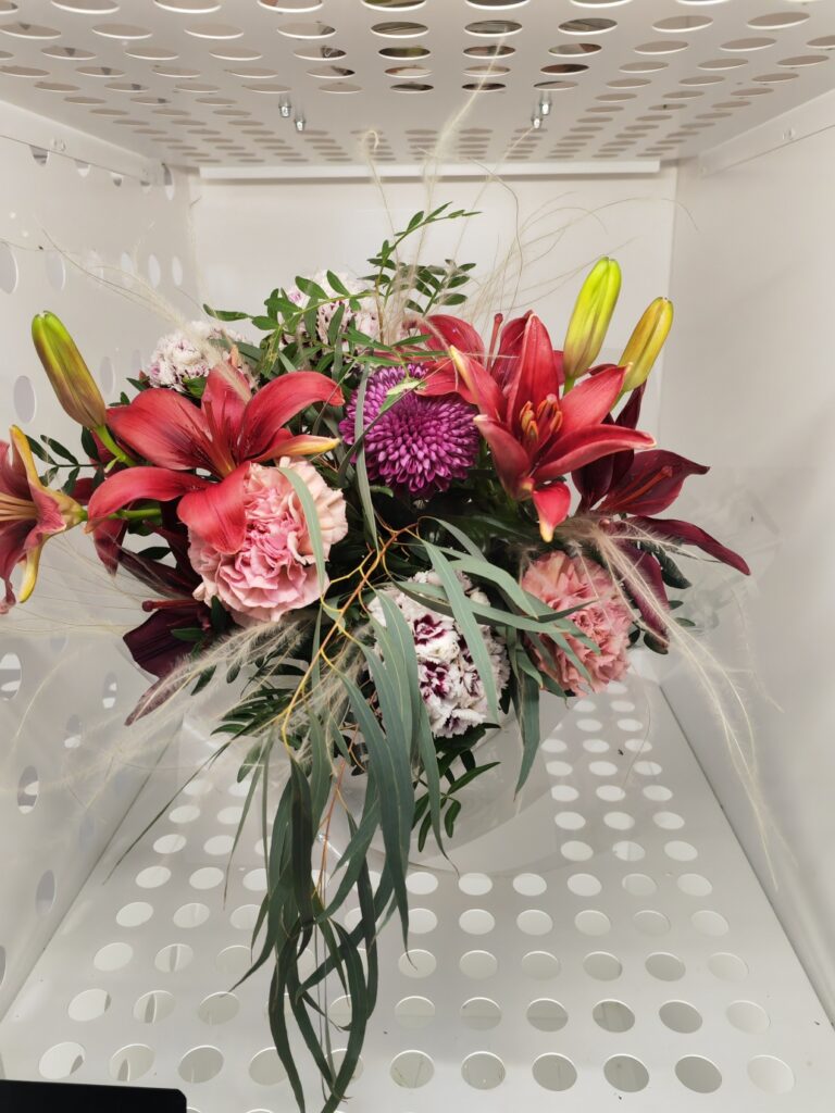 Kde v centru Prahy seženete nádherné květiny každý den až do půlnoci? Objevte Květinový automat Flowers Nairi Premium v zahradě Slovanského domu