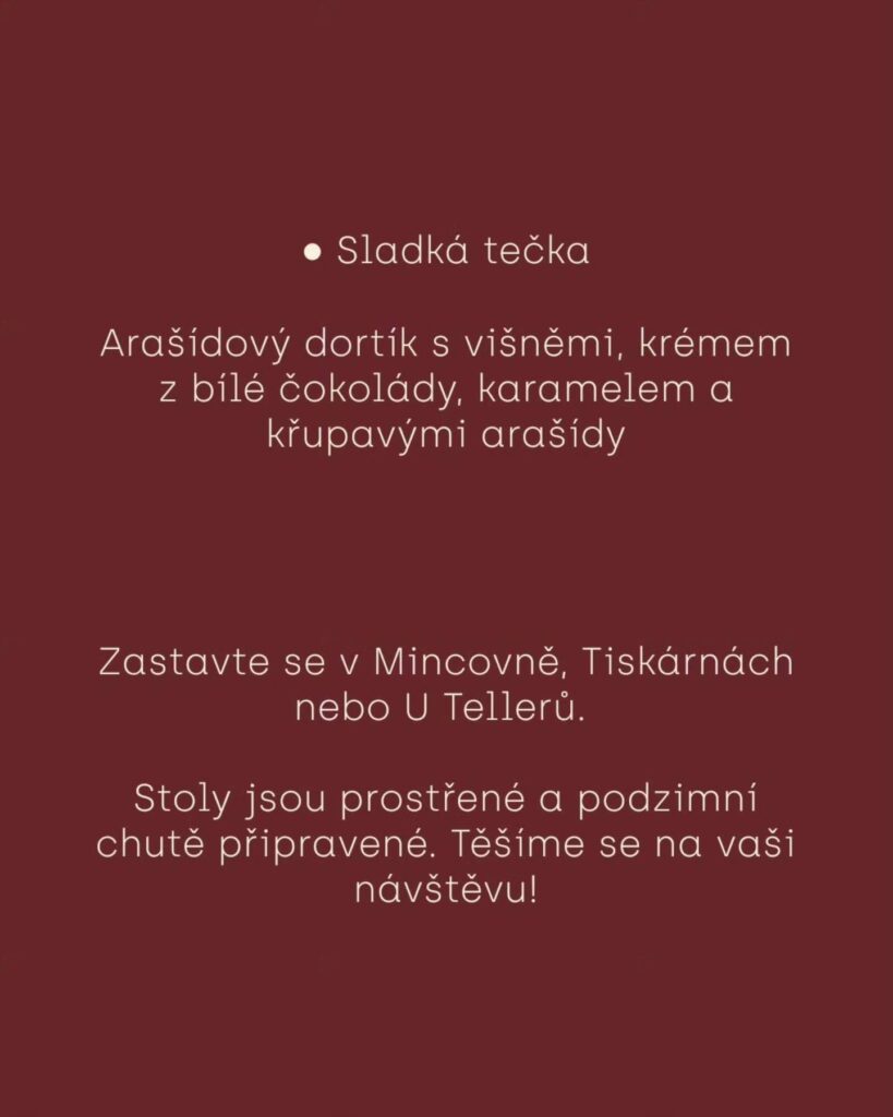 Podzim v Praze chutná výjimečně: Restaurace TADY CHUTNÁ lákají na zvěřinu, gastronomické speciality i recept z roku 1911