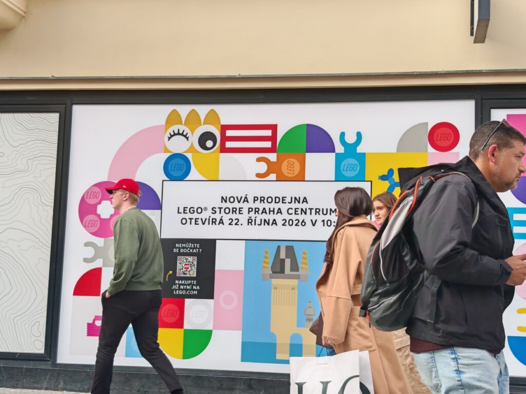 LEGO otevírá nový obchod na pražských Příkopech. Centrum Prahy čeká svět plný fantazie, ikonických staveb a zlatého klíče
