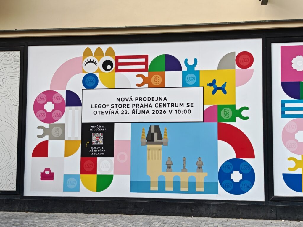 LEGO otevírá nový obchod na pražských Příkopech. Centrum Prahy čeká svět plný fantazie, ikonických staveb a zlatého klíče