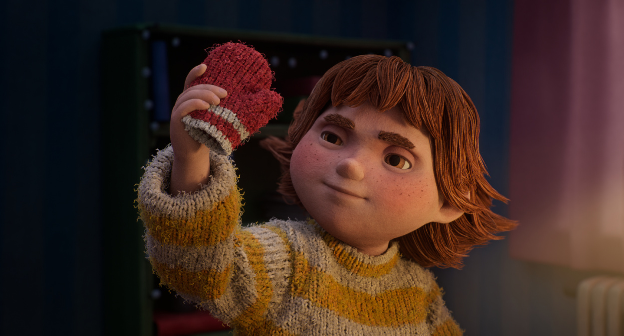 Mari s tajemnou rukavicí ve filmu Santova kouzelná dílna