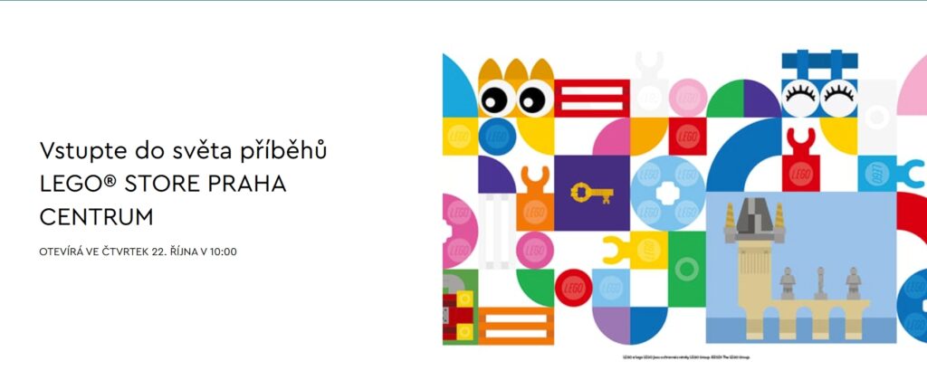 LEGO otevírá nový obchod na pražských Příkopech. Centrum Prahy čeká svět plný fantazie, ikonických staveb a zlatého klíče